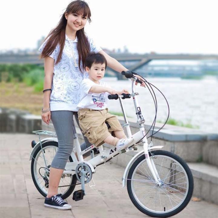 Xe đạp cho mẹ và bé
